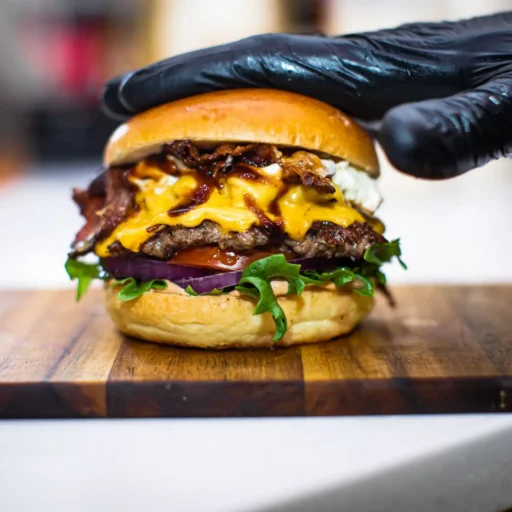 smashed burger Huddinge